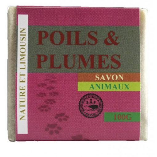 Savon Poils et Plumes pour Animaux - 100g - Nature et Limousin 1
