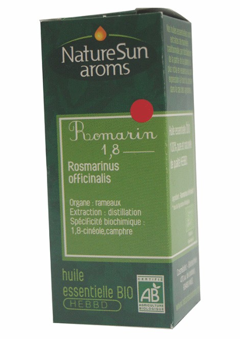 ROMARIN 1,8 - Rosmarinus officinalis - 10 ml - NatureSunAroms 1