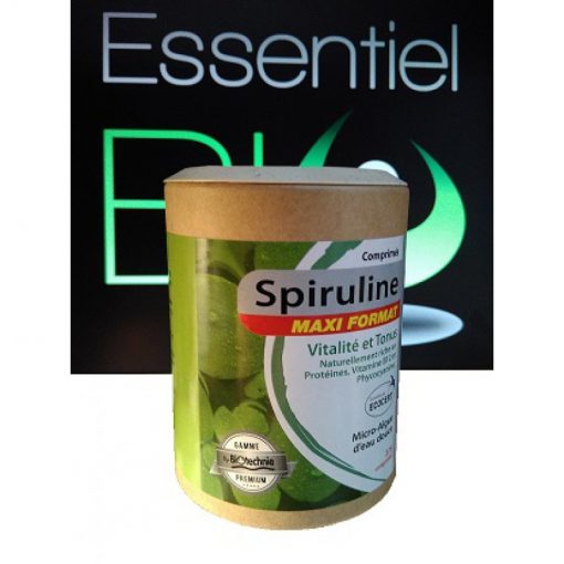 Spiruline bio - 375 gélules - 168 grammes - Biotechnie 1
