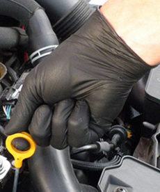 gants protection nitrile noir protile noir