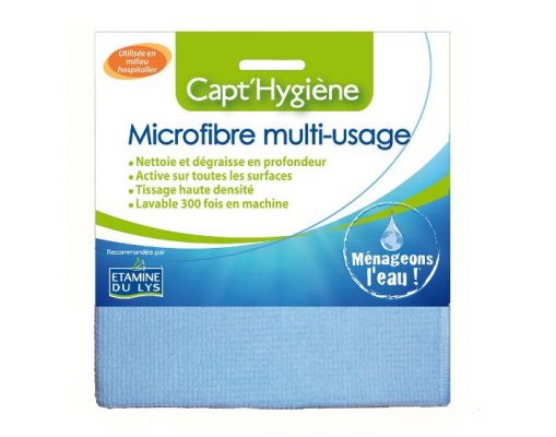 Microfibre Capt'hygiène 32 cm x 32 cm - Etamine du Lys 1