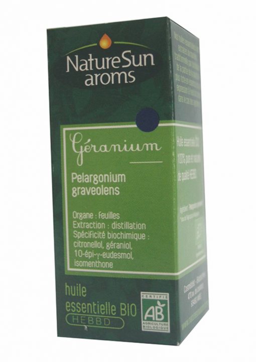 GERANIUM, Pelargonium graveolens - 10 ml - NatureSunAroms 1
