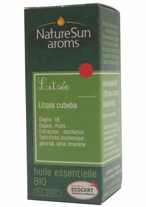 DLUO 2017 - LITSEE ou Verveine exotique - Litsea cubeba - 10 ml - NatureSunAroms 1