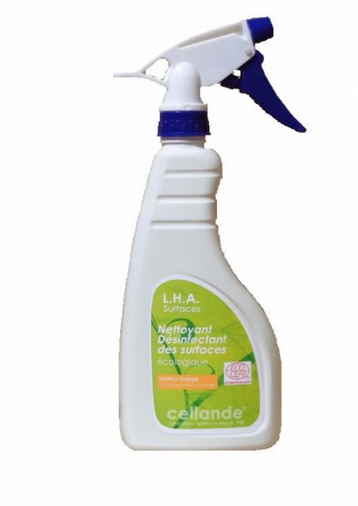 Nettoyant Désinfectant Surface LHA Ecologique - 500 ml & 5 l - Cellande 1