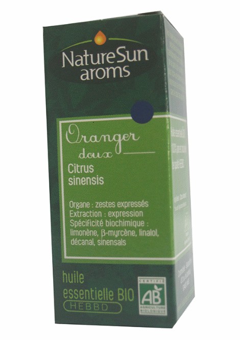 DLUO 2019 - ORANGER DOUX - Citrus sinensis -10 ml - NatureSunAroms 1