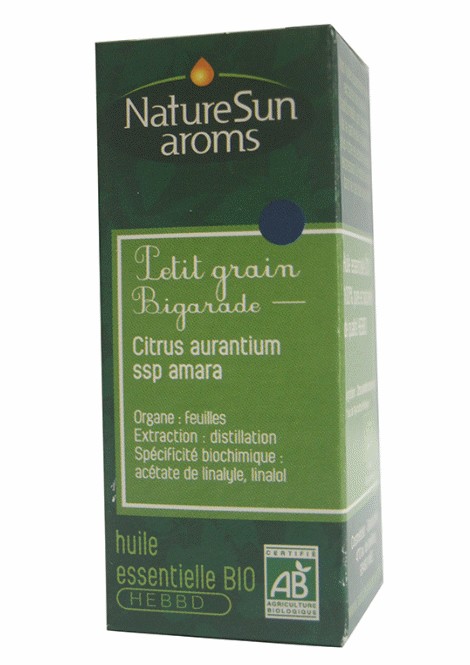 PETIT GRAIN BIGARADE (feuilles) - Citrus aurantium ssp amara - 10 ml - NatureSunAroms 1