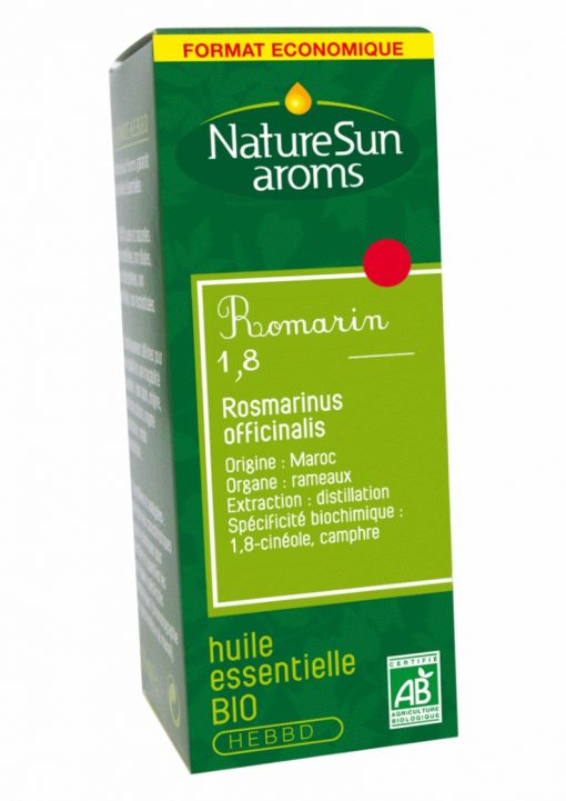 ROMARIN 1,8 - Rosmarinus officinalis - 30 ml - NatureSunAroms 1