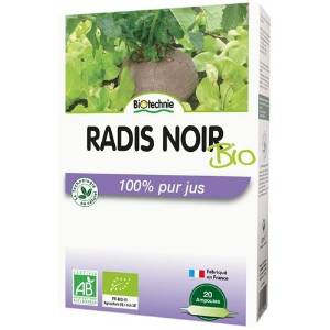 Radis Noir Bio 20 ampoules - Biotechnie 2