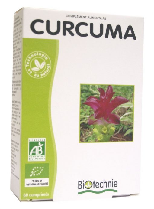 Curcuma Plus bio - 60 comprimés -Biotechnie 1