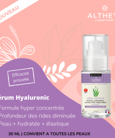 Serum concentré acide hyaluronique, soin anti-âge, anti-rides breveté - 30ml - Altheys 2